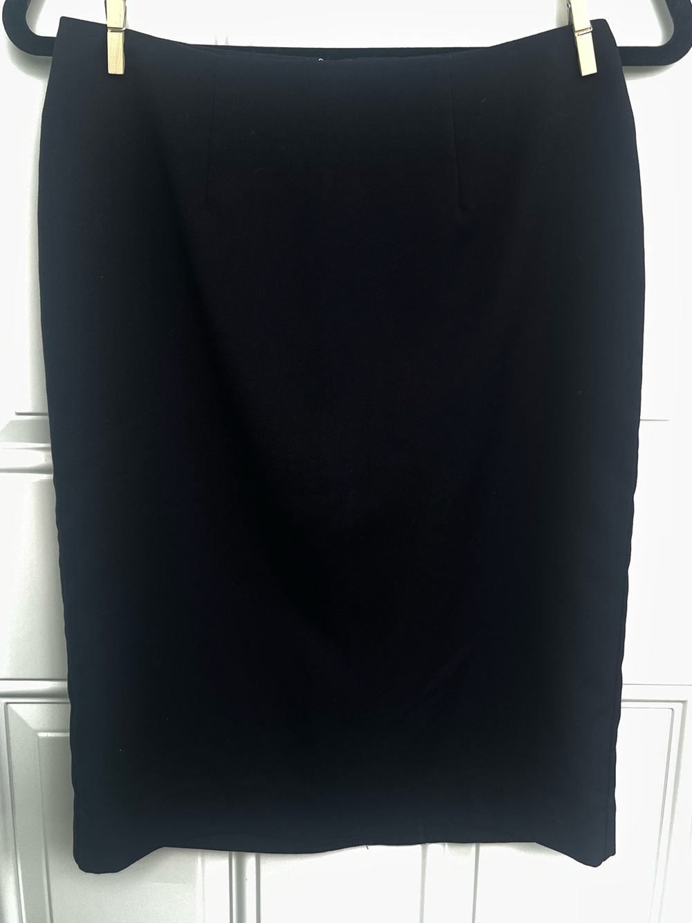 Merona Womens A-Line Skirt Black Pull On Size 4